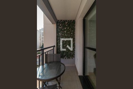 Varanda do Quarto de apartamento para alugar com 1 quarto, 32m² em Pompeia, São Paulo