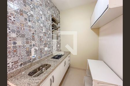 Sala/Cozinha de apartamento à venda com 1 quarto, 37m² em Centro, Rio de Janeiro