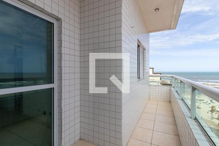 Varanda da Sala de apartamento para alugar com 3 quartos, 85m² em Vila Assuncao, Praia Grande