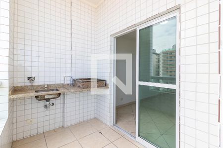 Varanda da Sala de apartamento para alugar com 3 quartos, 85m² em Vila Assuncao, Praia Grande