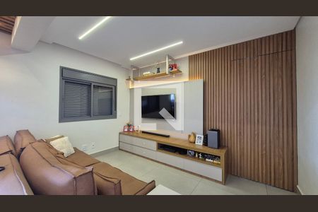 Sala de apartamento à venda com 3 quartos, 128m² em Vila Gilda, Santo André