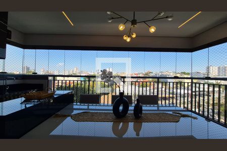 Varanda de apartamento à venda com 3 quartos, 128m² em Vila Gilda, Santo André