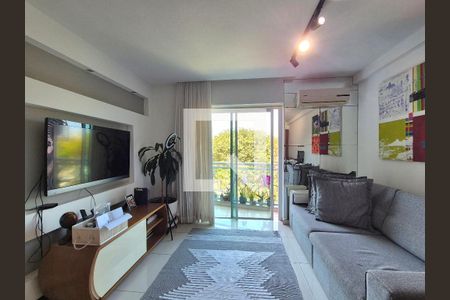Sala  de apartamento à venda com 2 quartos, 92m² em Barra da Tijuca, Rio de Janeiro