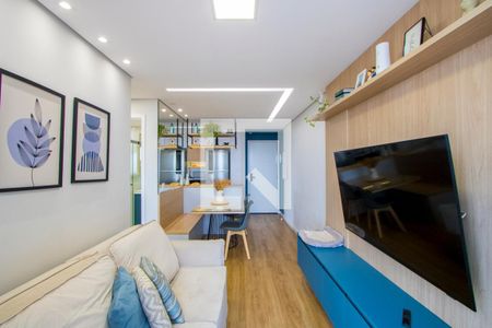 Sala de apartamento à venda com 2 quartos, 50m² em Vila Pires , Santo André