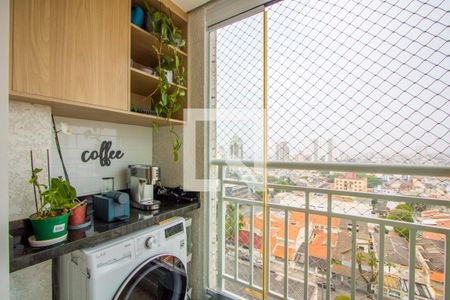 Varanda/Área de serviço de apartamento à venda com 2 quartos, 50m² em Vila Pires , Santo André