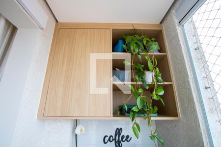 Varanda/Área de serviço de apartamento à venda com 2 quartos, 50m² em Vila Pires , Santo André