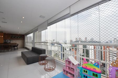 Varanda de apartamento à venda com 3 quartos, 200m² em Vila Andrade, São Paulo