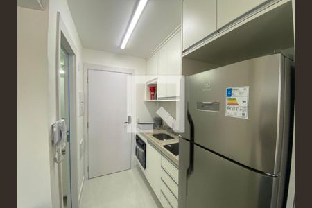 Cozinha de kitnet/studio para alugar com 1 quarto, 25m² em Campo Belo, São Paulo