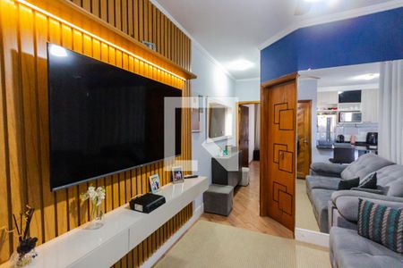 Sala de apartamento à venda com 2 quartos, 56m² em Jardim Santo Alberto, Santo André