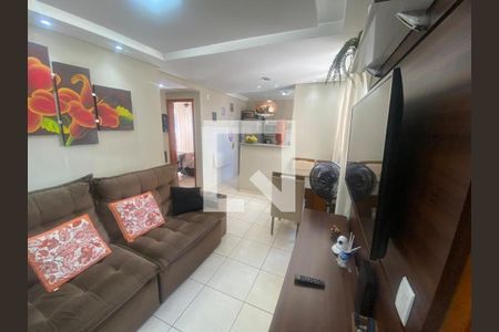 Sala de apartamento à venda com 2 quartos, 48m² em Santa Maria, Contagem