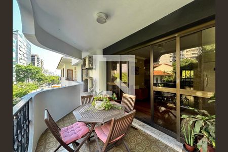 Varanda da sala de apartamento à venda com 3 quartos, 150m² em Lagoa, Rio de Janeiro