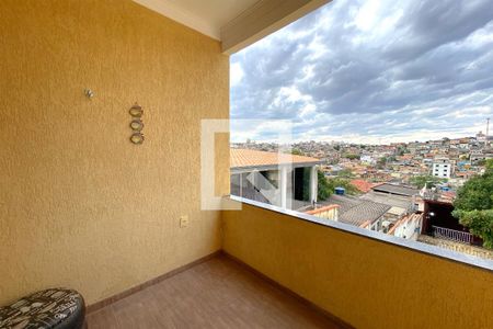 Varanda da Suite 1 de casa à venda com 4 quartos, 420m² em São Geraldo, Belo Horizonte