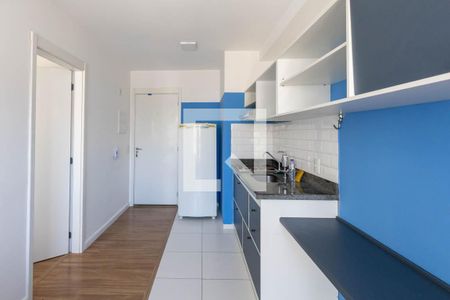 Sala/Cozinha de apartamento à venda com 1 quarto, 28m² em República, São Paulo