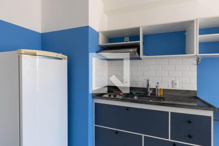 Sala/Cozinha de apartamento à venda com 1 quarto, 28m² em República, São Paulo