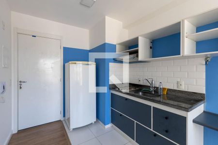Sala/Cozinha de apartamento à venda com 1 quarto, 28m² em República, São Paulo