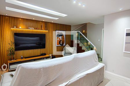 Sala de casa de condomínio à venda com 4 quartos, 170m² em Taquara, Rio de Janeiro