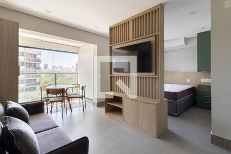 Studio de kitnet/studio para alugar com 1 quarto, 38m² em Indianópolis, São Paulo