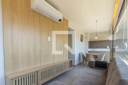 Varanda de apartamento à venda com 1 quarto, 40m² em Vila Nova Conceição, São Paulo