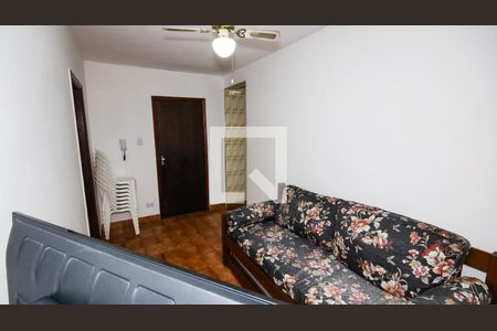 Sala de apartamento para alugar com 1 quarto, 42m² em Canto do Forte, Praia Grande