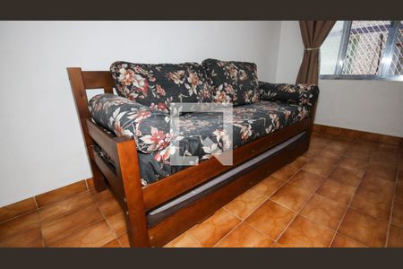 Sala de apartamento para alugar com 1 quarto, 42m² em Canto do Forte, Praia Grande