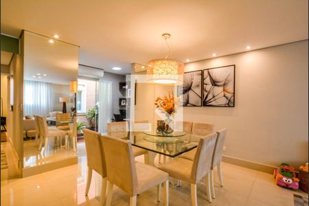 Sala de Jantar de casa à venda com 2 quartos, 131m² em Vila Scarpelli, Santo André