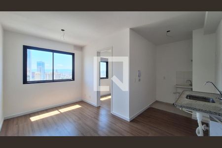 Sala/Cozinha de apartamento para alugar com 2 quartos, 34m² em Barra Funda, São Paulo