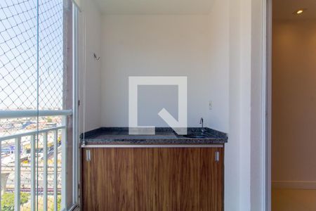 Varanda da Sala de apartamento à venda com 2 quartos, 58m² em Vila Ema, São Paulo