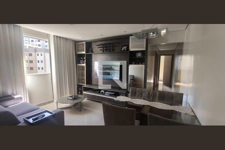Sala de apartamento à venda com 2 quartos, 60m² em Buritis, Belo Horizonte