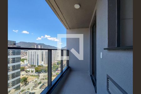 Varanda da Sala de apartamento à venda com 3 quartos, 63m² em Santo Cristo, Rio de Janeiro