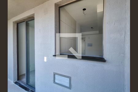 Varanda da Sala de apartamento à venda com 3 quartos, 63m² em Santo Cristo, Rio de Janeiro