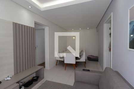 Sala de apartamento à venda com 2 quartos, 75m² em Jardim Bela Vista, Santo André