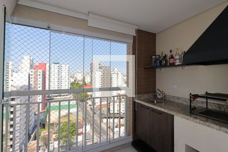 Varanda Gourmet de apartamento à venda com 2 quartos, 75m² em Jardim Bela Vista, Santo André