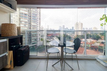 Varanda da Sala de apartamento à venda com 2 quartos, 75m² em Vila Gertrudes, São Paulo