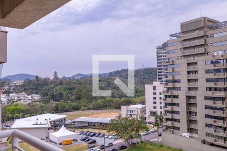 Varanda da Sala de kitnet/studio para alugar com 1 quarto, 50m² em Empresarial 18 do Forte, Barueri