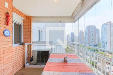 Varanda Gourmet de apartamento para alugar com 2 quartos, 63m² em Brooklin, São Paulo