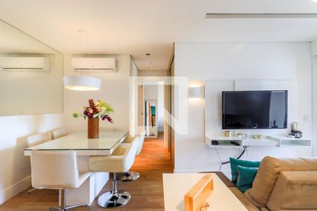 Sala de apartamento para alugar com 2 quartos, 63m² em Brooklin, São Paulo