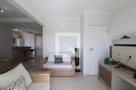 Sala de apartamento para alugar com 3 quartos, 185m² em Jardim Tres Marias, Guarujá