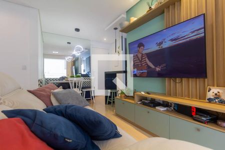 Sala de apartamento à venda com 2 quartos, 51m² em Chácara Santo Antônio (zona Leste), São Paulo