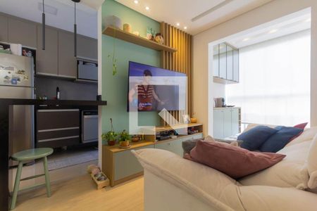 Sala de apartamento à venda com 2 quartos, 51m² em Chácara Santo Antônio (zona Leste), São Paulo