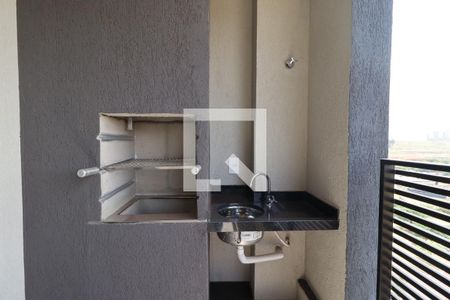 Sacada da Sala/Cozinha de apartamento para alugar com 2 quartos, 70m² em Quintas de São José, Ribeirão Preto