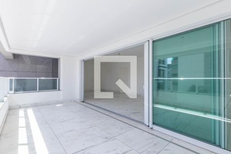 Varanda da Sala de apartamento à venda com 4 quartos, 180m² em Santo Agostinho, Belo Horizonte