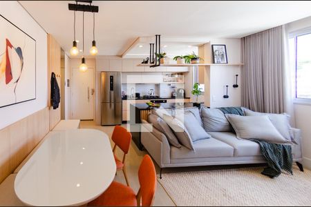 Sala de apartamento à venda com 1 quarto, 44m² em Buritis, Belo Horizonte