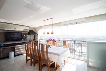 Varanda da Sala de apartamento à venda com 3 quartos, 154m² em Jardim Flor da Montanha, Guarulhos