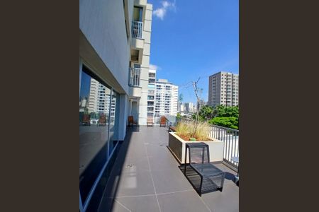 Área comum de kitnet/studio à venda com 1 quarto, 19m² em Indianópolis, São Paulo