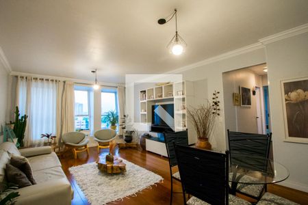 Sala de apartamento à venda com 3 quartos, 101m² em Vila Assunção, Santo André