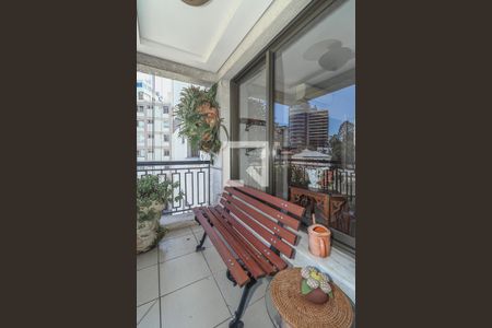 Varanda da Sala de apartamento à venda com 3 quartos, 161m² em Moinhos de Vento, Porto Alegre