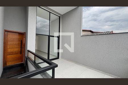 Varanda de casa à venda com 3 quartos, 125m² em Vila Camilópolis, Santo André