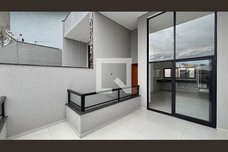 Varanda de casa à venda com 3 quartos, 125m² em Vila Camilópolis, Santo André