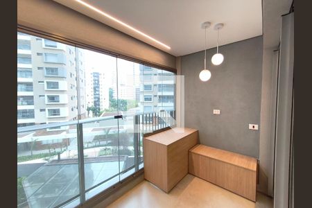 Varanda da Sala de apartamento para alugar com 1 quarto, 41m² em Vila Mariana, São Paulo