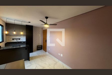 Sala - Sala de Jantar  de apartamento para alugar com 2 quartos, 52m² em Vila Santa Teresa, Santo André